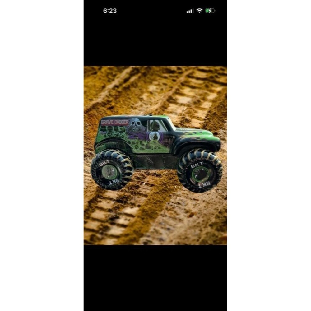 Monster Jam Grave Digger Ceramic Piggy Band